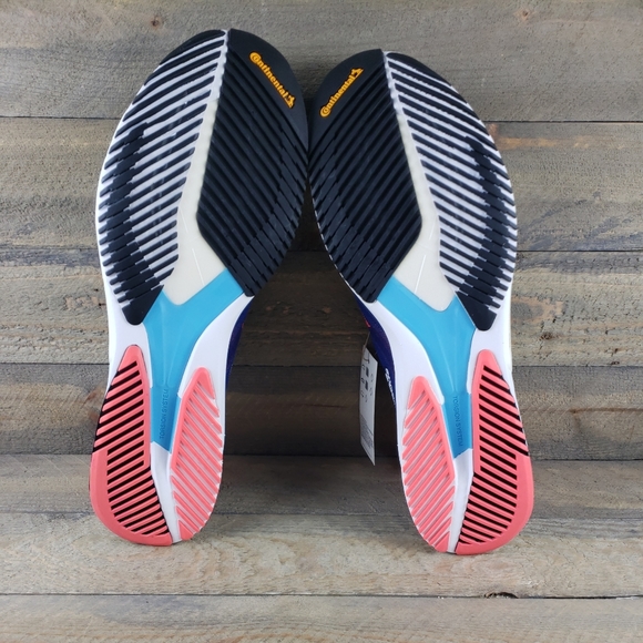 adidas Men's Adizero Adios 6 M Breathable Running Shoes Legacy Indigo - Picture 6 of 11